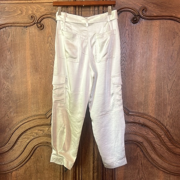Banana Republic Cream Silk Utility Pant - Picture 10 of 13